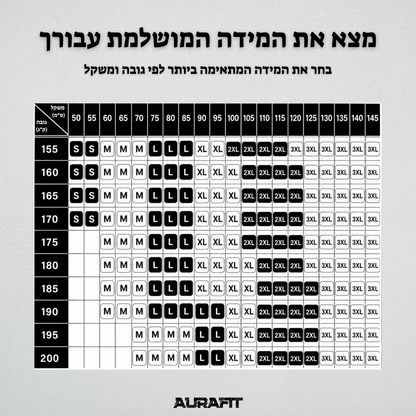 גופיית הקסם מבית - AuraFit.