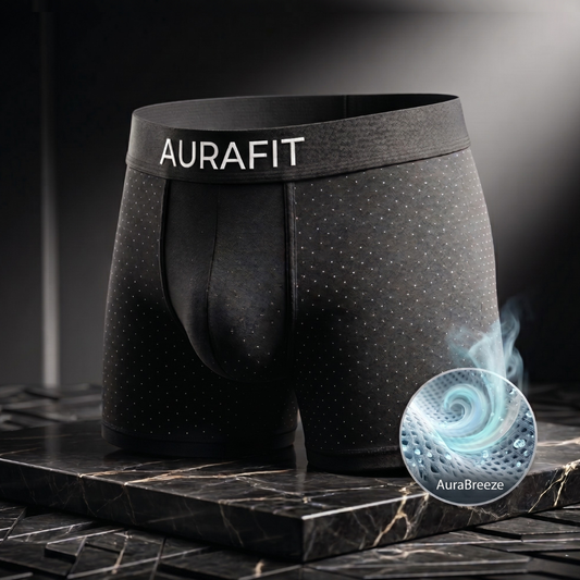 AuraBreeze - בוקסרים לקרירות, נוחות ותחושה מאווררת לכל היום.