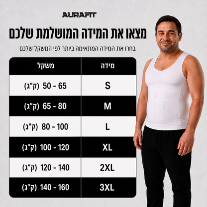 גופיית הקסם מבית - AuraFit